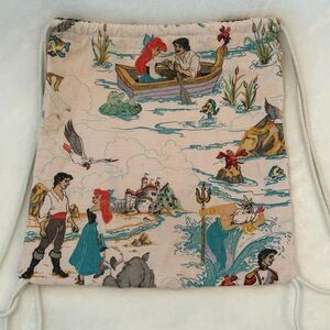 Custom Made Little Mermaid Bag Backpack From VTG Disney Store Ariel Human Sheets